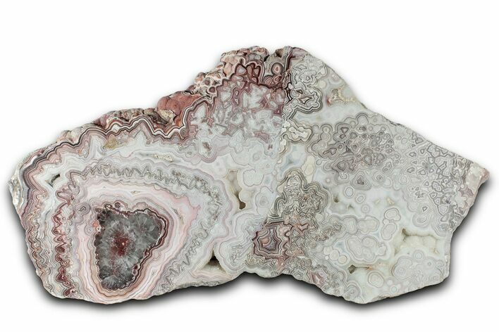 Polished Crazy Lace Agate Slab - Mexico #326107